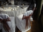 White Wedding Chair Cover Yorkshire